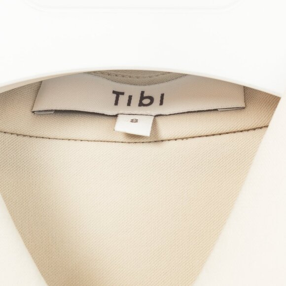 Tibi Dune Soft Drape Slim Buttoned Shirt - Picture 8 of 10